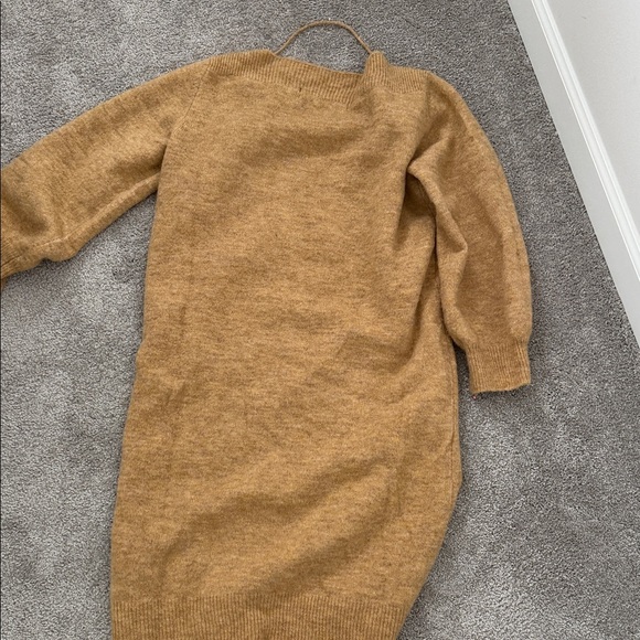 Vero Moda Tan Long Sleeve Dress - Picture 3 of 3